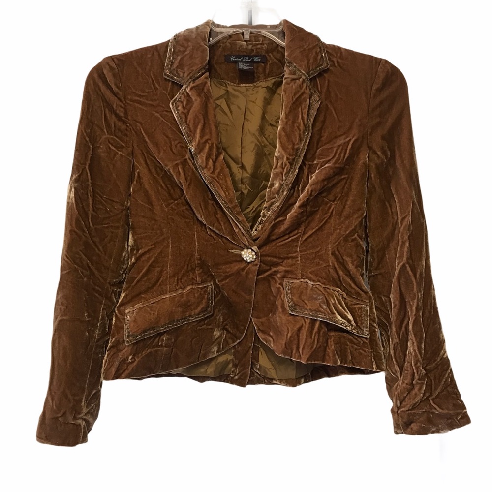 Central Park West Velvet Jacket